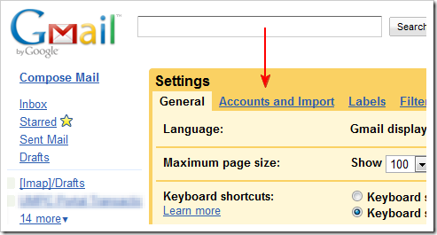 accounts and import highlight