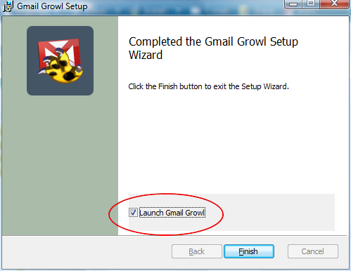 launch gmail growl highlight