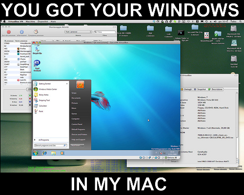 windows in my mac