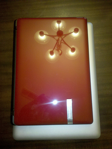 4125506741_16147c51c8 Glossy case reflects and attracts fingerprints