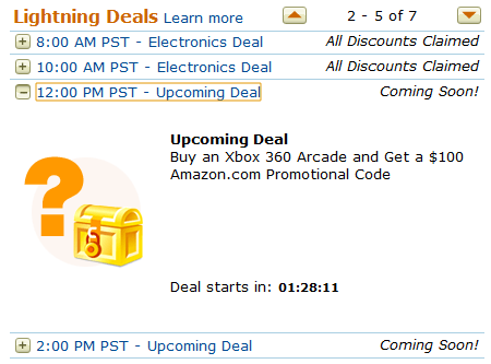 Amazon Xbox Deal