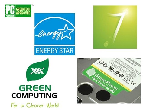 Green logos