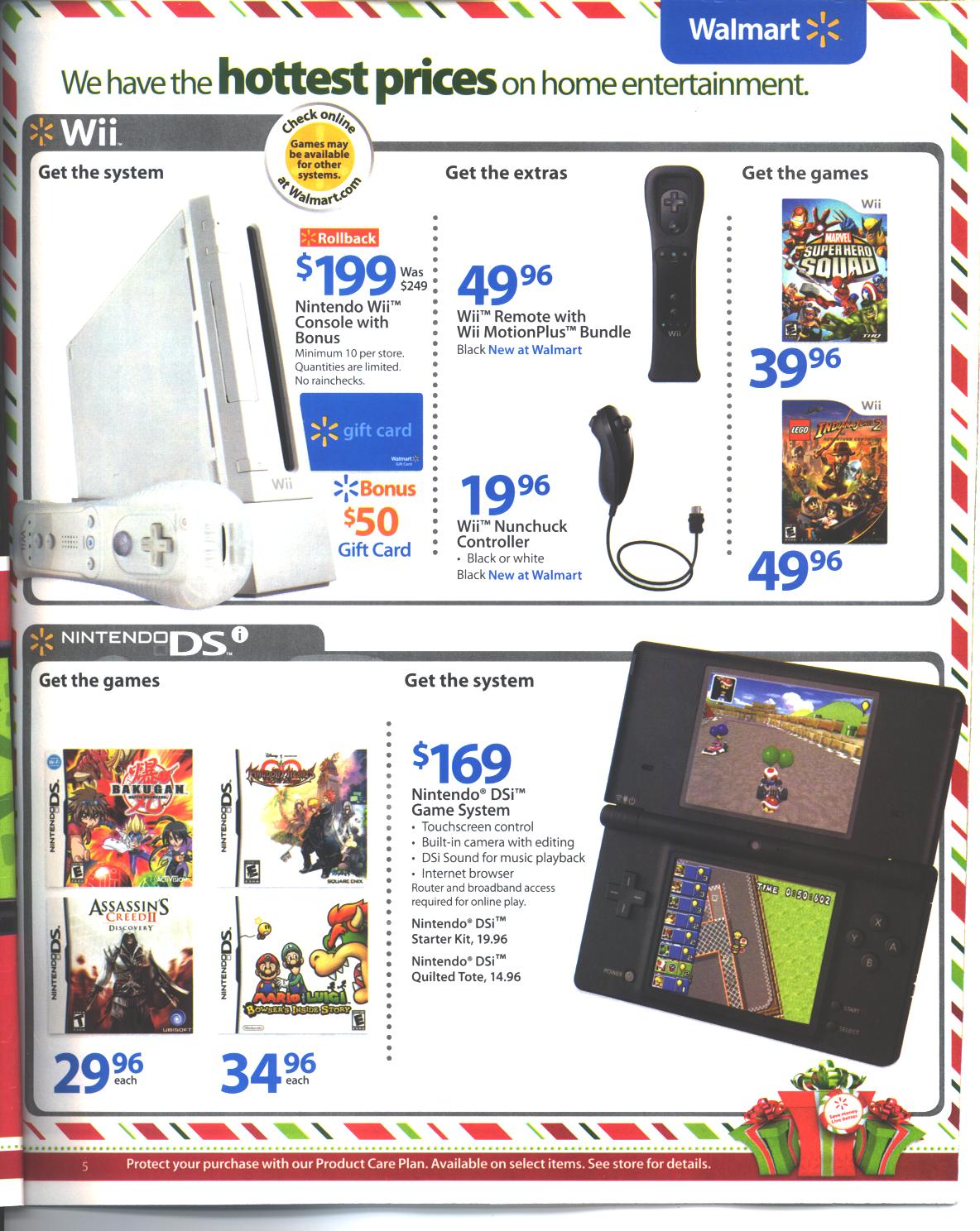 nintendo wii console walmart