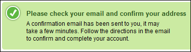 email confirmation