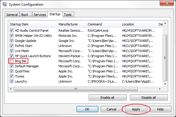 windows 10 stop programs running on startup