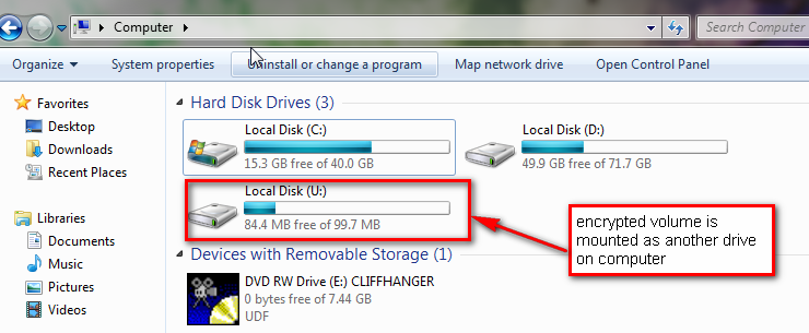 install truecrypt portable hard drive