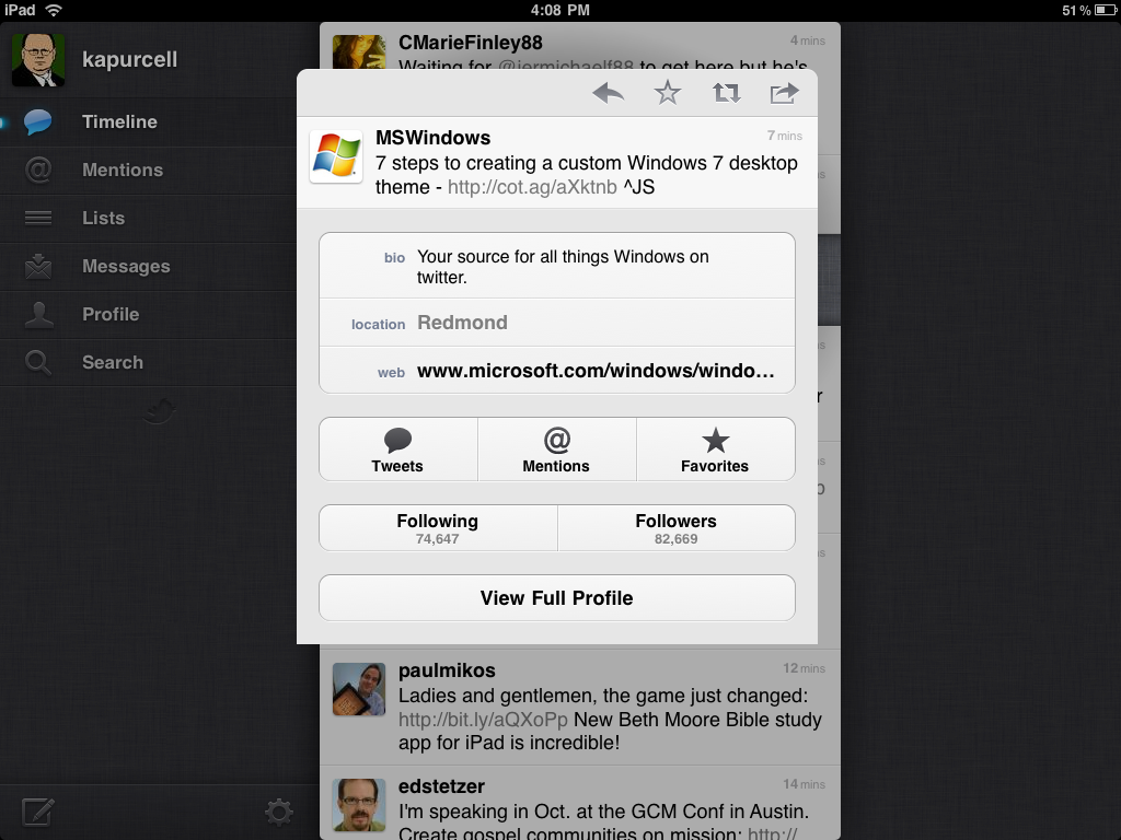 iPad App of the Week: Twitter
