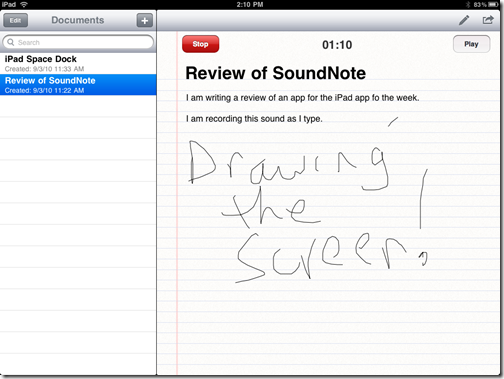 soundnote ipad app