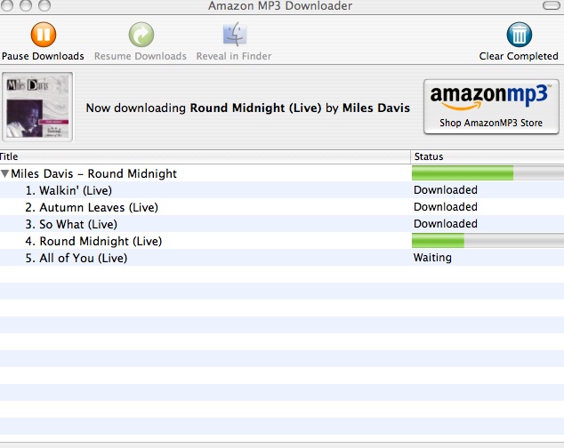 Amazon MP3 downloader