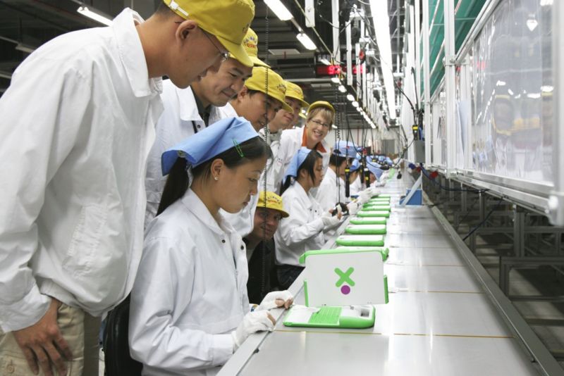 One Laptop per Child PRoduction Line