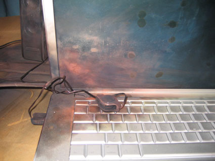 powerbook notebook explodes